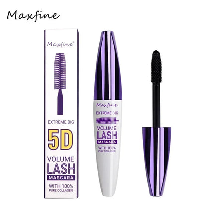 Colorful 5D Volume Mascara Lasting Styling Waterproof Quick Dry Blue Purple Curling Lengthen Long Eyelash Silk Extension...