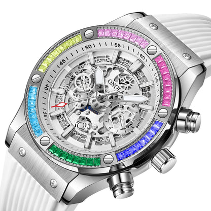 2025 Classic Luxury Watch for Menes  Multifunction Sports Waterproof Luminous Casual Clock ONOLA Men Mechanic Watches