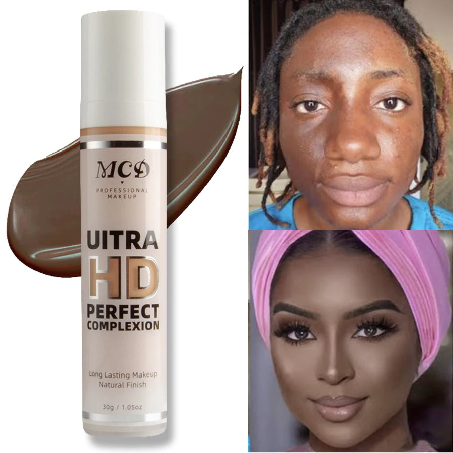 9 Shade Full Coverage Concealer Liquid Foundation makeup high coverage Base makeup cushion Foundation cream Natural...