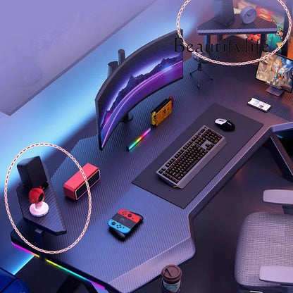 NEW  High End Console Computer Desks Organizers Setup Modern Bedroom Computer Desks Gadgets Creativity Mesas