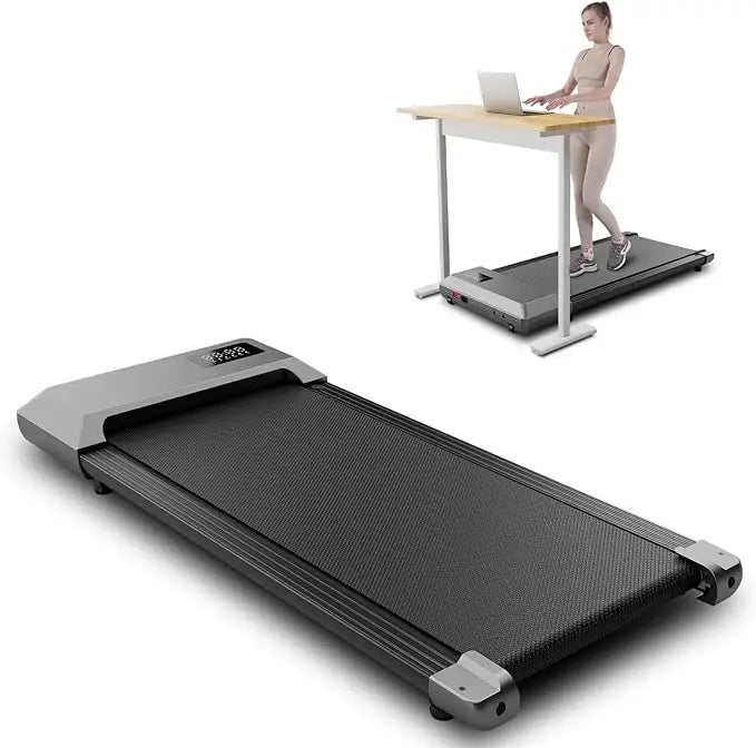 Superun 2-in-1 Home/Office 2.5 HP Walking Treadmill,mini Treadmills for Small Spaces with APP & Remote Control - Kimlud
