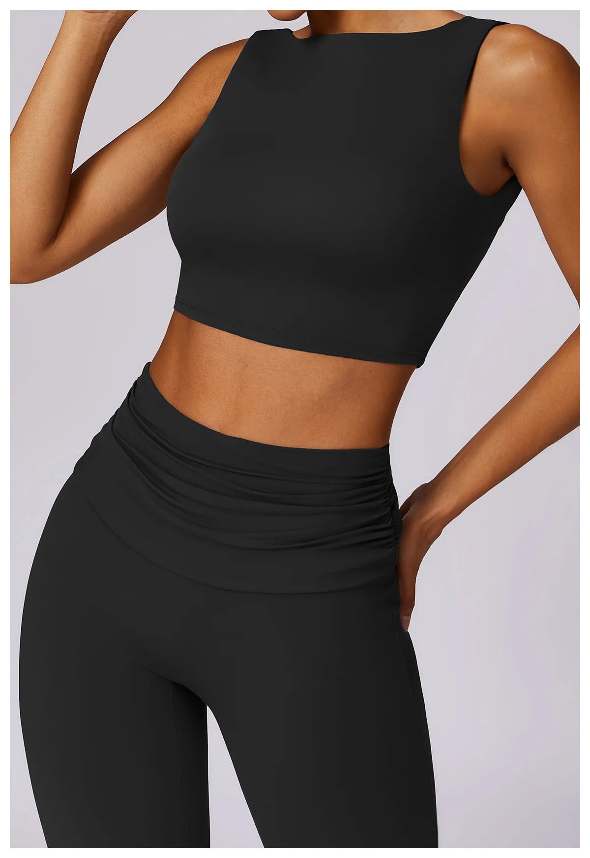 High Strength Sports Bra Shockproof Crop Top Anti-sweat Fitness Top Women Yoga Bra Backless Push Up Sport Top Gym Workout Top - Kimlud