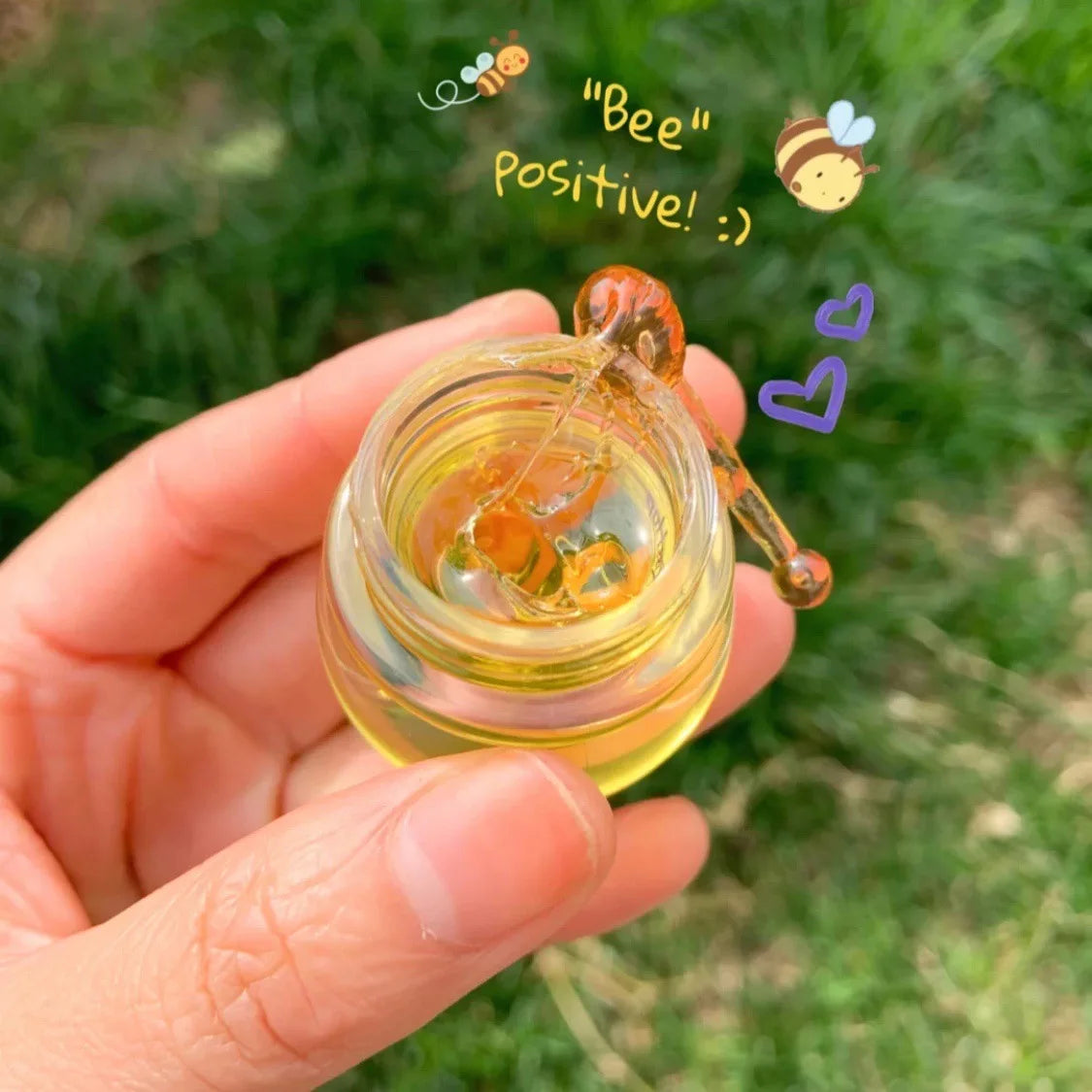 Transparent Honey Pot Lip Mask Moisturizes, Moisturizes, Lightens Lip Lines, Sleep Lip Mask, and Lip Care