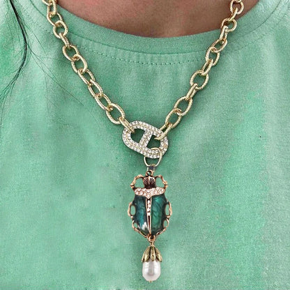 Multilayer Vintage Star Love Heart Tassel Link Pendant Choker Necklace Creative Chain Party Jewelry Metal Choker Link Grunge Jew - Kimlud