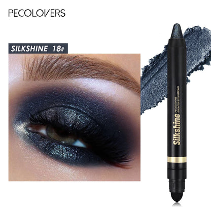 Metallic Glitter Eyeshadow Stick Matte Waterproof Shimmer Lying Silkworm Long Lasting High Gloss Pearlescent Eyeshadow Pen