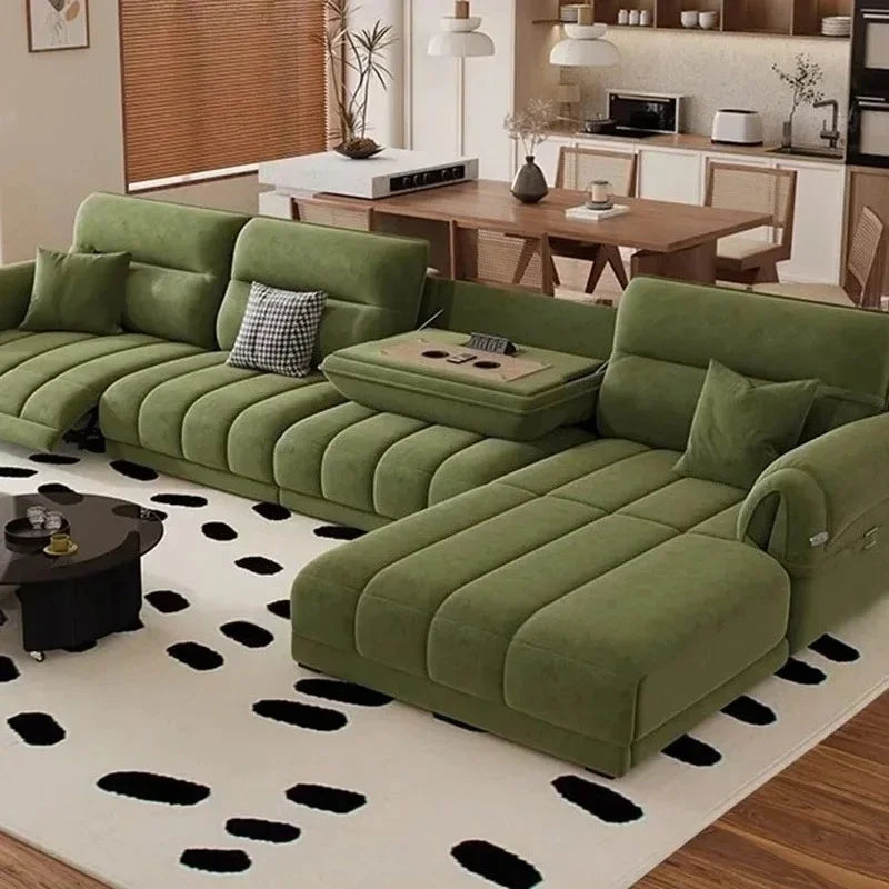 Green European Living Room Sofa Design Extendable Floor Recliner Living Room Sofas Nordic Modern Divano Adhd Home Furniture - Kimlud