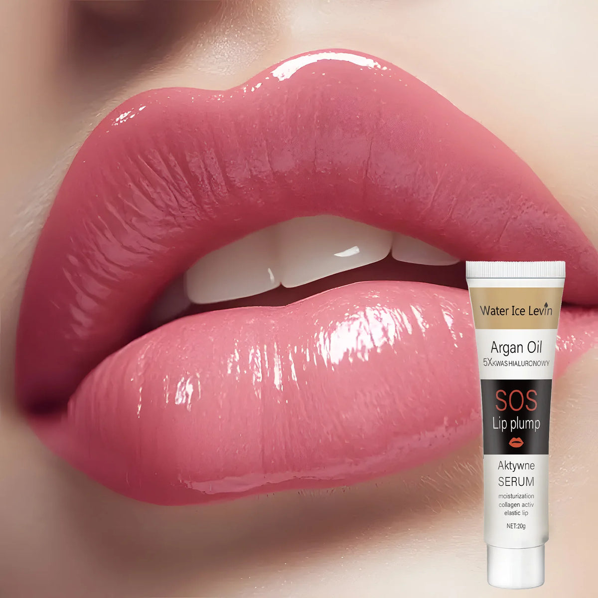 Moroccan Argan Oil Lip Plumping Essence - Moisturizing and Nourishing Lip Balm, Suitable for All Skin Types, Berry Tone,...