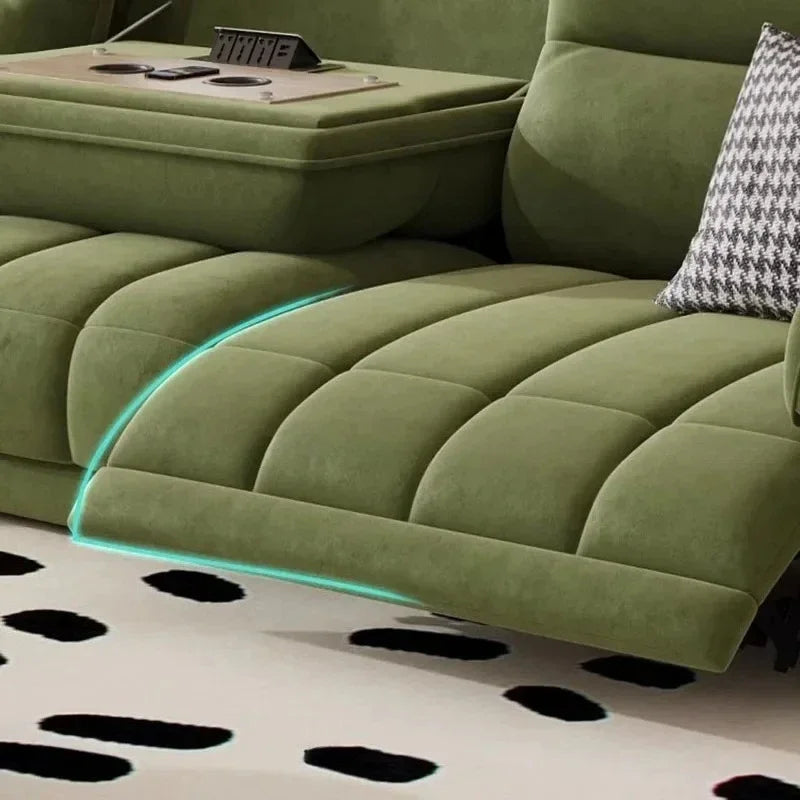 Green European Living Room Sofa Design Extendable Floor Recliner Living Room Sofas Nordic Modern Divano Adhd Home Furniture - Kimlud