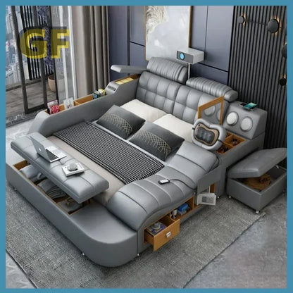 Modern design bedroom furniture bedroom sets bed frame multi-functional electric massage bed