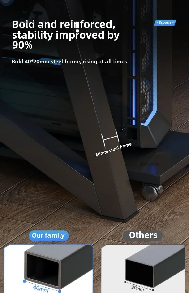 Modern Double Computer Desks Home Desktop E-sports Gaming Table Bedroom Simple Desk Student Study Tables Office Furniture EE Z - Kimlud