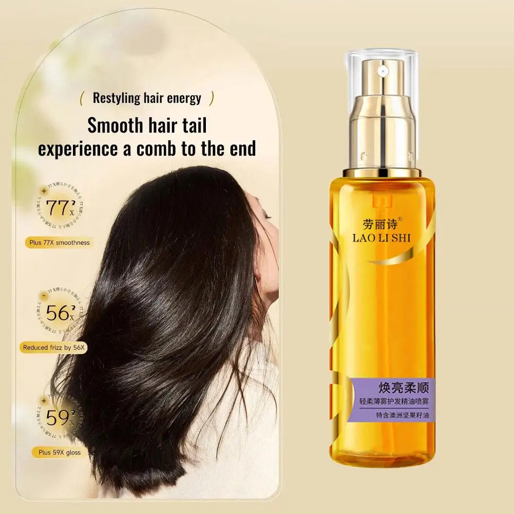 Hair Care Essential Oil Spray  PreveSnt Restlessness  Flexibility  Repair Dry Skin  Hot Dyeing Care  Lingering Fragrance