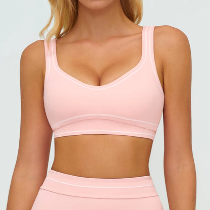 Sexy Sports Bra Women Yoga Bra Elastic Shockproof Running Top Gym Workout Push Up Sports Underwear Backless Breathable...