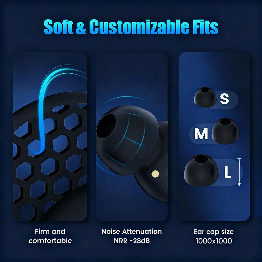 Wireless Earphone Sleep Earbuds for Side Sleepers Wireless Earbuds Comfortable Noise Blocking Music Sleep Dual Mode |...