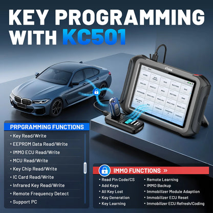 XTOOL X100 MAX Key Programming Tools Immobilizer Key Programmer Locksmiths Tool All Key Lost/Add Smart Key/Read PIN/Infrared Key - Kimlud