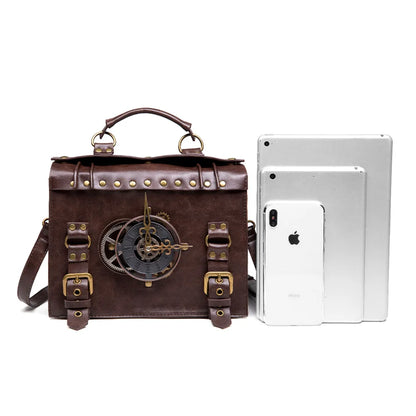 Medieval Renaissance punk industrial retro style women's shoulder bag messenger crossbody bag handbag messenger birthday...