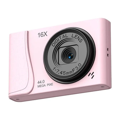 4K Digital Camera 24 Million Pixels Children Camcorder 16x Zoom Compact Cameras Auto Focus for Kids Adult Beginners Photograph - Kimlud