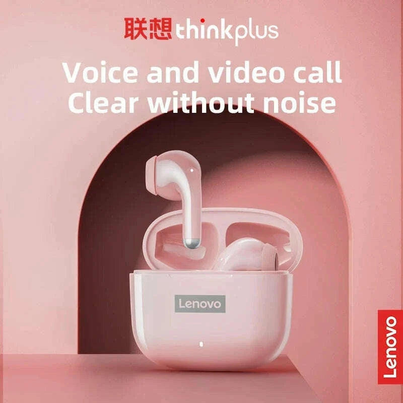 Original Lenovo LP40 Pro TWS Earphones Wireless Bluetooth 5.1 Sport Noise Reduction Headphones Touch Control 250mAH Earphones