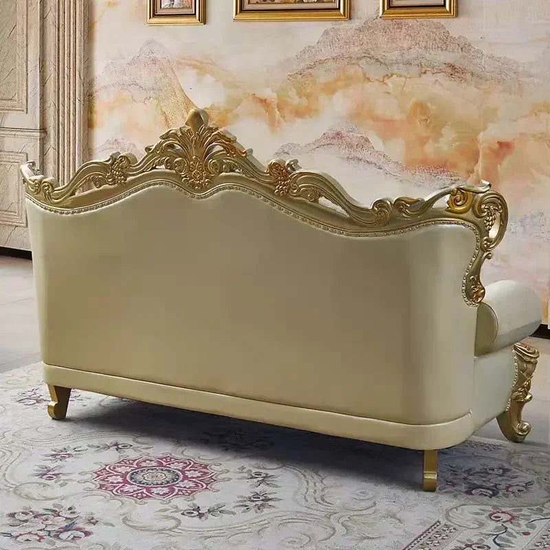 Large Filler Golden Sofas Wood Design Reclining Designer Luxury Couch Lounges Modular Nordic Canape Salon Furniture Home - Kimlud