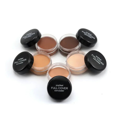 Popfeel Full Cover Concealer Hide Blemish Creamy MakeUp Face Lip Eye Foundation Makeup Contouring Corrector Make Up |...