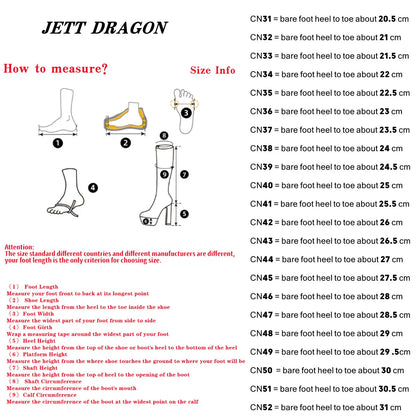 Black Red White Women Knee High Boots Platform Thick High Heel Ladies Calf Boots PU Leather Square Toe Side Zipper Dress Shoes