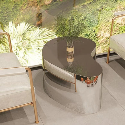 Metal Industrial Coffee Table Aesthetic Unique Minimalist Designer Side Table Modern Luxury Mesa Auxiliar Postmodern Furniture - Kimlud