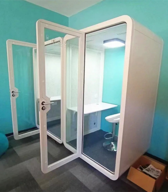 Wholesale Manufacturer Detachable Sound Insulation Silent Booth Freely Assemble For Independent Private Office Space