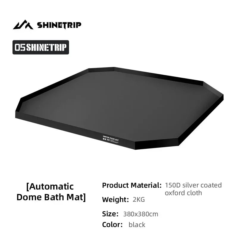 ShineTrip Auto Dome Canopy Series Silver Coated Canopy Oversized Quick Setup Sunproof Camping Auto Dome House Waterproof Tent