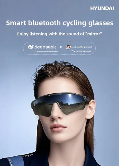 AI glasses Intelligent Simultaneous Interpretation Real-Time Translation for Listen Speak Music Earphone Sun Cycling Glass