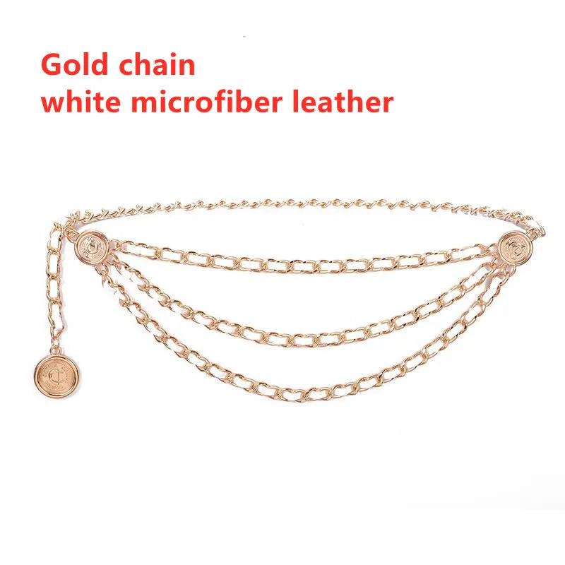 Metal Tassel Chain Waist Chain Belt For Women Temperament Retro Pendant Decoration Simple Durable Thin Belt | Kimlud Mid...