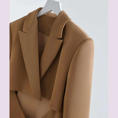 2024 New Women Blazers Fashion 3D flower decoration purple Blazer Elegant ladies notched collar Long Sleeve Suit Coat Y4831