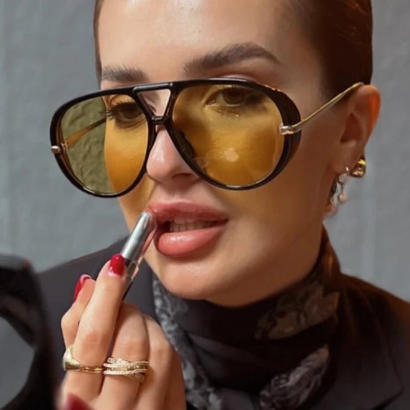 Women Brand Designer Luxury Sun Glasses Sex Vintage Oversized Sunglasses Female Black Fashion Oculos De Sol #300864 |...