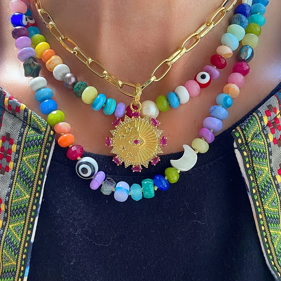 pearl Vintage horse coin Pendant Choker Clavicle Chain Necklace For Women Girl Punk Collares Aesthetic Jewelry Gifts |...