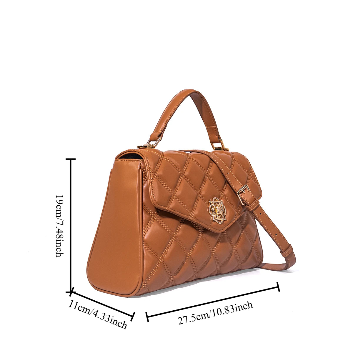 JIOMAY Trendy Women Bag Store Quilted Square Bag for Women Top Handle Shoulder Crossbody Purse Fashion Handbag Versatile...