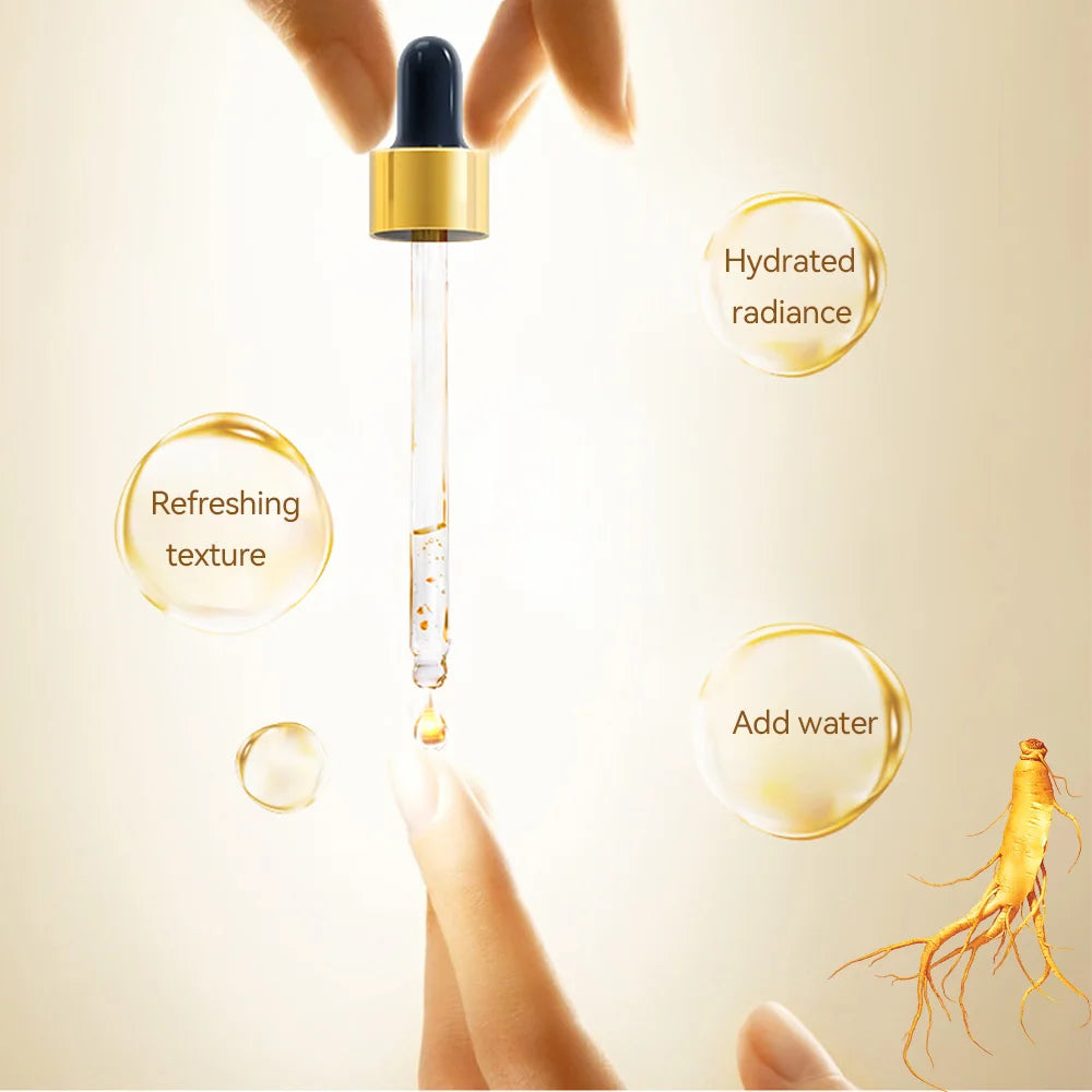 100ml 24k Gold Hyaluronic Acid Nicotinamide Face Serum Anti Aging Facial Lifting Collagen Essence Skin Care Whitening Serum - Kimlud