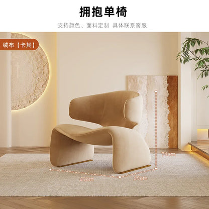 Clearance Comfort Living Room Chairs Backrest Design Ergonomic Relaxing Chairs Modern Nordic MSedie Da Soggiorno Home Furniture - Kimlud