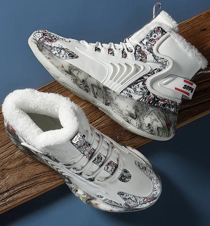 men boots 2025 New Winter Slippers Warm Men Shoes Waterproof Non-Slip Plush Sneakers Male tenis shoes Boots Men Sneakers Winter - Kimlud