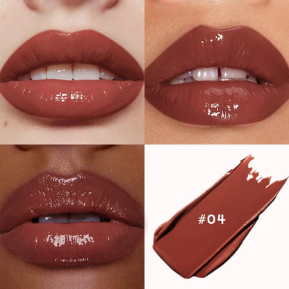 Watery mirror lipstick white not easy to stain the cup water light moisturizing lip glaze lip gloss