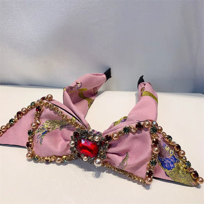 Big Bows Headbands Bow Headband Hairbands for Women Girls Hair Hoop Birthday Halloween Christmas Party Costume Accessories Gifts