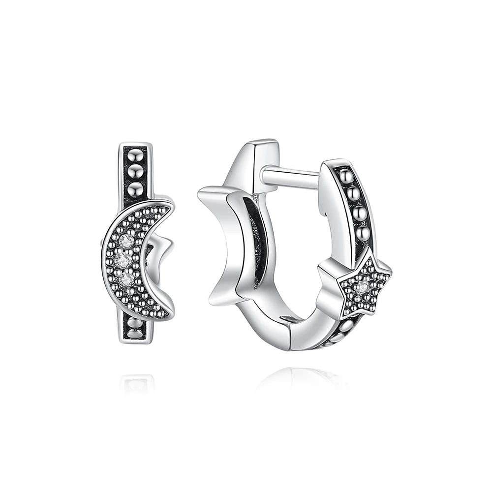 Original 925 Sterling Silver Earrings 2026 Stud Hoop Crystal Earings For Women Rose Gold Crown Heart Infinity Bee Earing...