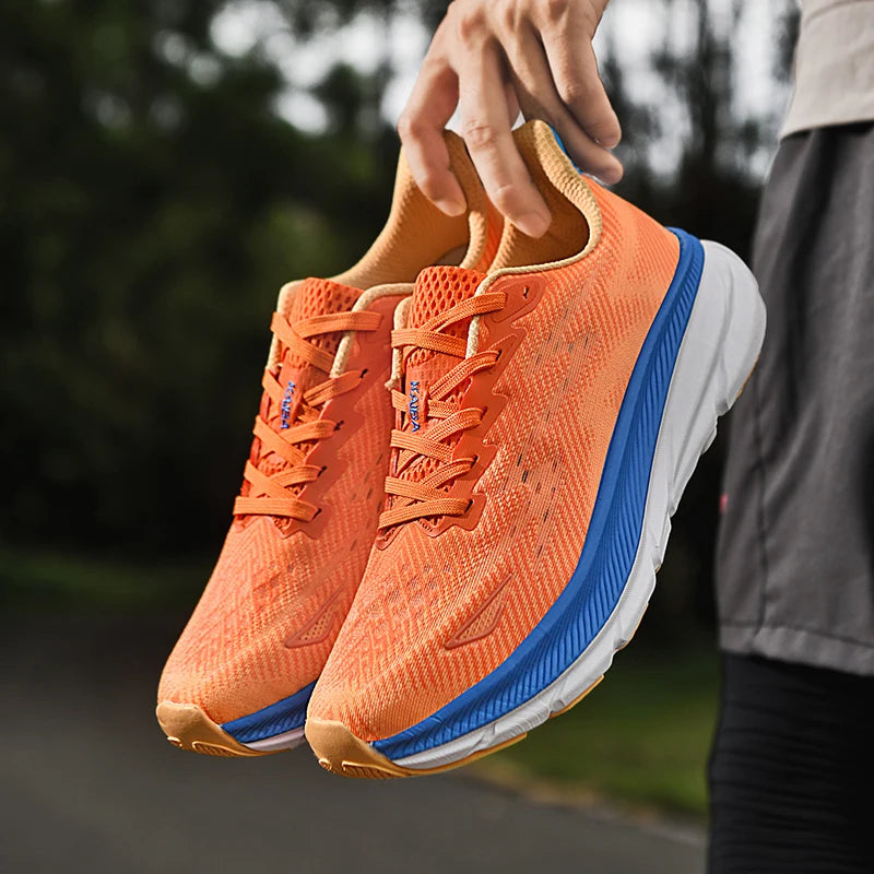 Men's Running Shoes Luxury Shoes Couple Outdoor Sneakers Cushioning Breathable Mesh Off-road Trainer Shoes Race Non-Slip...