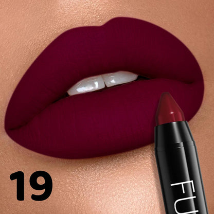 16 Color Nude Brown Lipliner Pen Waterproof Lipstick Sexy Red Matte Contour Lip Tint Lasting Lips Korean Makeup Product Lipgloss