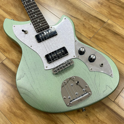 Custom Sage Green electricguitar chrome hardware P90 pickup rosewood fingerboard Electric Guitar-Themed Gift Free...