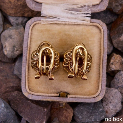 Retro Sparkling Unique Luxurious White Zirconia Women's Synthetic Gemstone Earrings Elegant Personalized Party Gift Accessories