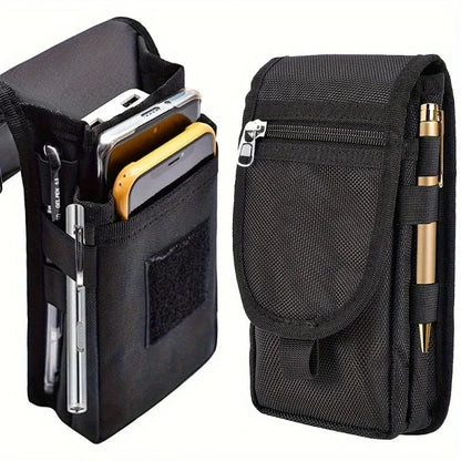 6.3 Inch Multi-Functional Mobile Phone Bag Oxford Fabric Pocket Cell Phone Belt Pouch Case Men's Outdoor Bag for Iphone...