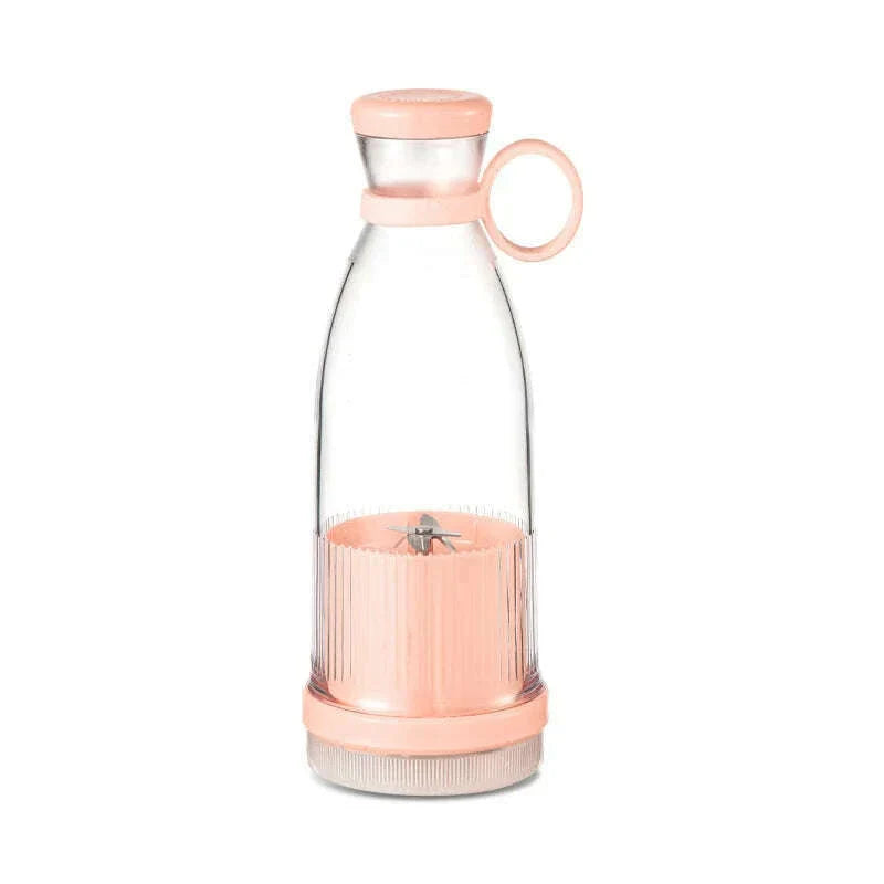 Electric Juicer Cup 6 Blades Blender Milkshake Machine USB Portable Fruit Milk Mixing Tool Mini Fresh Juice Blender