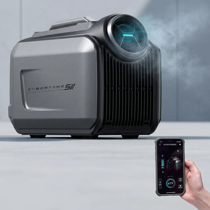 Cybertake S2 Pro Portable Outdoor Air Conditioner Cooling and Heating Power, Intelligent Noise ≤ 55 Db | Kimlud Outdoor...
