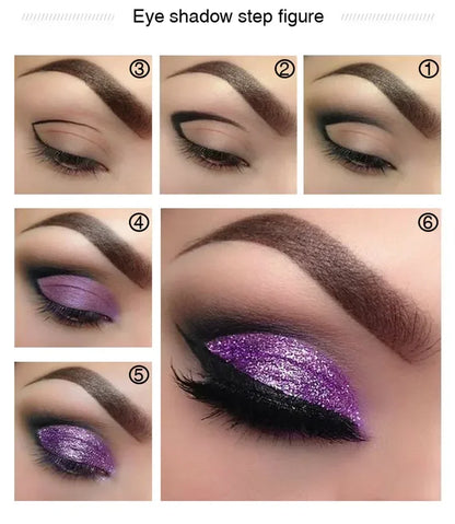 New Make Up Liquid Eyeshadow Waterproof Glitter Pigments Purple Gold Metalic Women Beauty Gel Eye Shadow Cream 18 Colors...