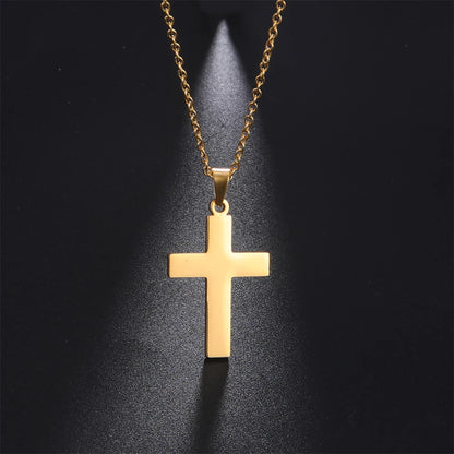 Amaxer Stainless Steel Cross Pendant Choker Necklace For Women Church Dainty Collar Religious Jewelry Gift | Kimlud...