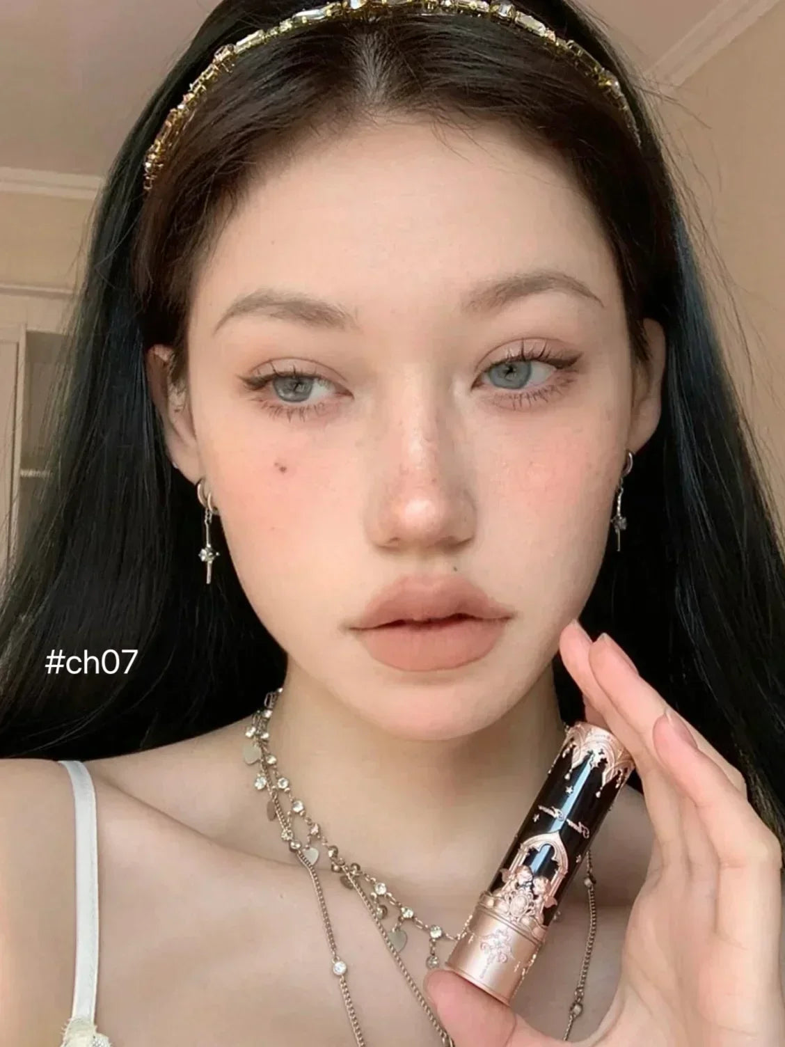 Flower Knows Little Angel Lip Mud Stick Velvet Matte Mist Lipstick Hidden Lip Pattern Hidden Lip Lines - Kimlud