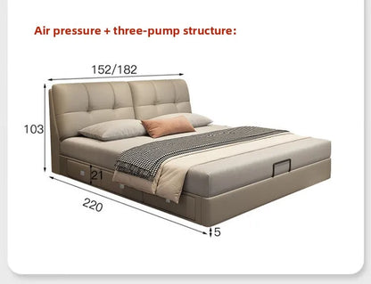 Soft package master bedroom, high-end and atmospheric storage with storage drawers, modern, simple and convenient double bed